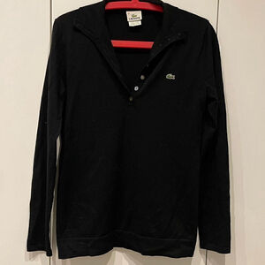 Lacoste wool pullover with buttons
